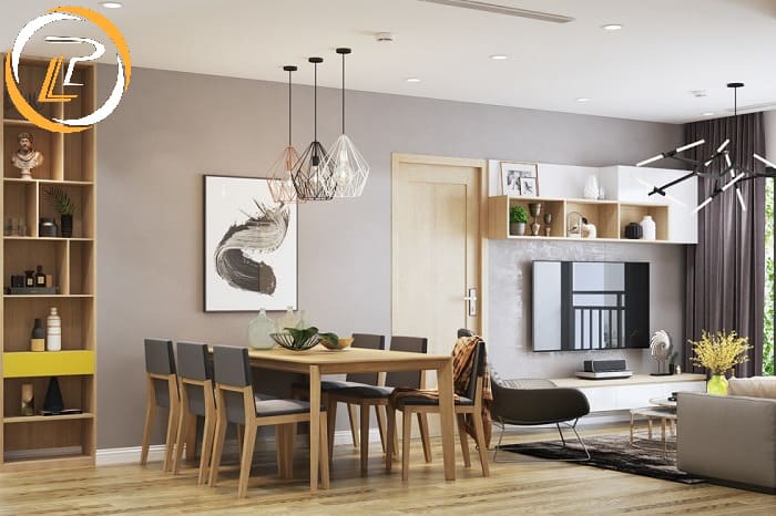Vì sao bạn nên thiết kế nội thất phòng khách liền bếp?